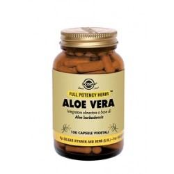 Solgar Aloe Vera integratore per stomaco e intestino 100 capsule