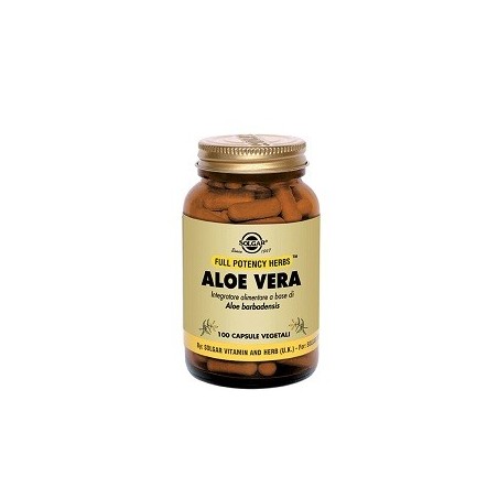Solgar Aloe Vera integratore per stomaco e intestino 100 capsule Solgar Aloe Vera integratore per stomaco e intestino 100 capsule