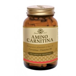 Solgar Amino Carnitina integratore per stanchezza e affaticamento 30 capsule