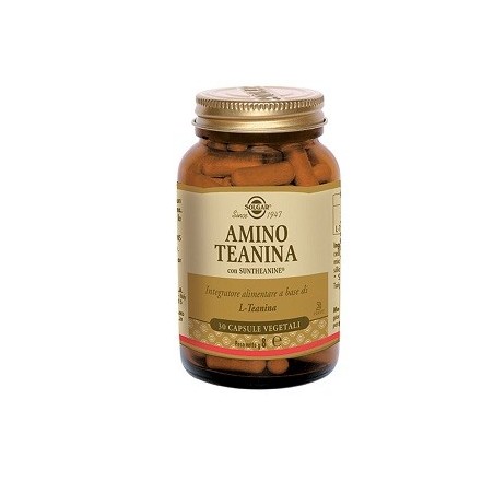 Solgar Amino Teanina integratore rilassante 30 capsule vegetali Solgar Amino Teanina integratore rilassante 30 capsule vegetali