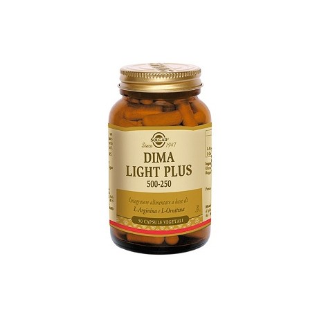 Solgar Dima Light Plus integratore disintossicante diete iperproteiche 50 capsule