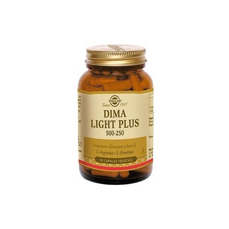 Solgar Dima Light Plus integratore disintossicante diete iperproteiche 50 capsule Solgar Dima Light Plus integratore disintossicante diete iperproteiche 50 capsule