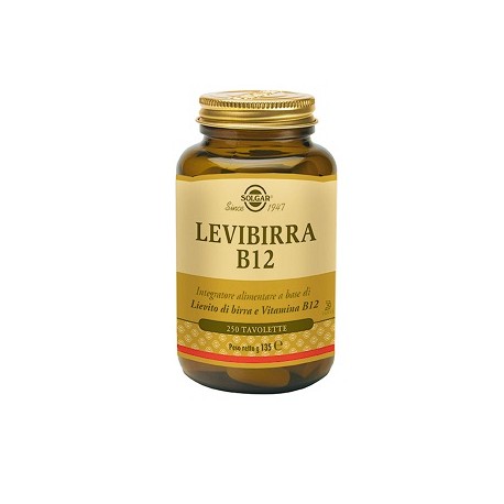 Solgar Levibirra B12 integratore di vitamine del gruppo B 250 tavolette