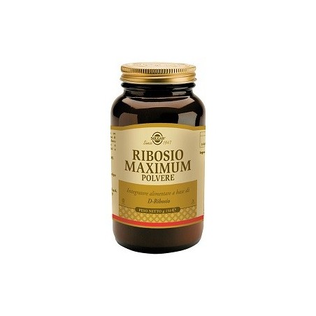 Solgar Ribosio Maximum integratore energetico in polvere 150 g Solgar Ribosio Maximum integratore energetico in polvere 150 g