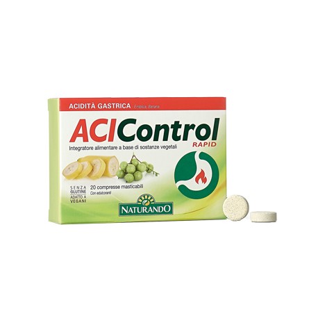 Naturando ACIControl Rapid integratore per acidità di stomaco 20 compresse