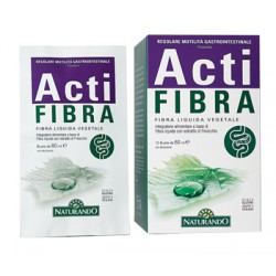 Naturando Acti Fibra integratore liquido vegetale per transito intestinale 12 bustine