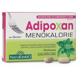 Naturando Adipoxan Meno Kalorie integratore per dieta dimagrante 30 compresse