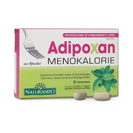 Naturando Adipoxan Meno Kalorie integratore per dieta dimagrante 30 compresse