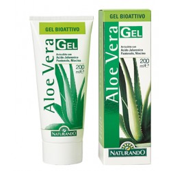 Naturando Aloe Vera gel lenitivo idratante emolliente pelle irritata 200 ml