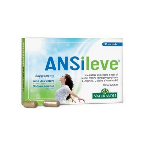 Naturando AnsiLeve integratore per rilassamento e umore 30 capsule