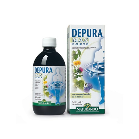 Naturando Depura Max Forte integratore vegetale depurativo 500 ml