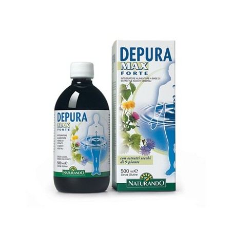 Naturando Depura Max Forte integratore vegetale depurativo 500 ml Naturando Depura Max Forte integratore vegetale depurativo 500 ml