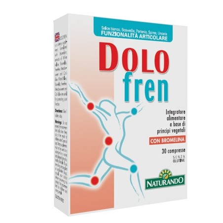 Naturando Dolofren integratore per la funzionalità articolare 30 compresse Naturando Dolofren integratore per la funzionalità articolare 30 compresse