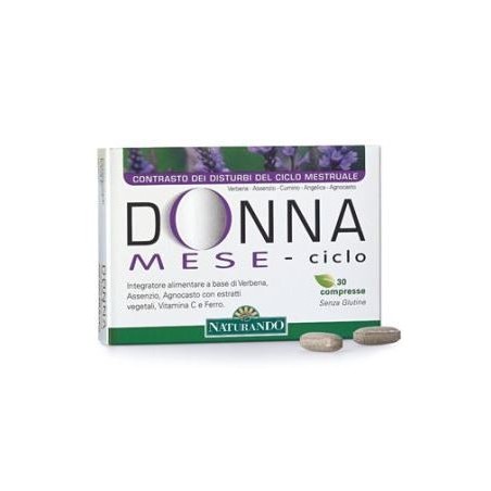 Naturando Donna Mese Ciclo integratore per disturbi mestruali 30 compresse Naturando Donna Mese Ciclo integratore per disturbi mestruali 30 compresse