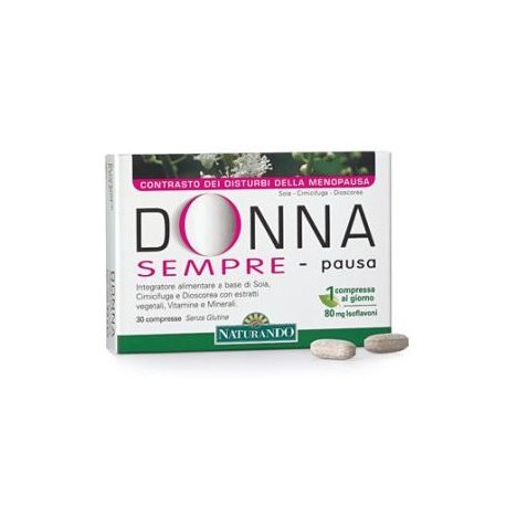 Naturando Donna Sempre Pausa integratore per il benessere in menopausa 30 compresse