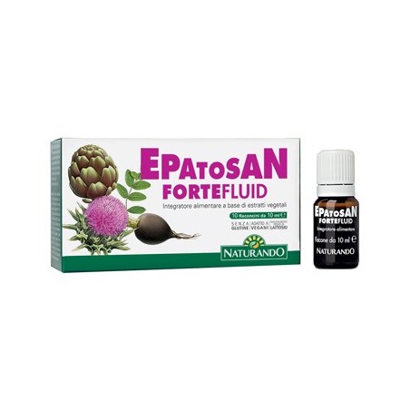 Naturando Epatosan Forte Fluid integratore depurativo per il fegato 10 x 10 ml Naturando Epatosan Forte Fluid integratore depurativo per il fegato 10 x 10 ml