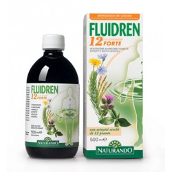 Naturando Fluidren 12 Forte integratore vegetale drenante 500 ml