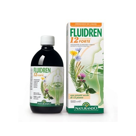 Naturando Fluidren 12 Forte integratore vegetale drenante 500 ml Naturando Fluidren 12 Forte integratore vegetale drenante 500 ml