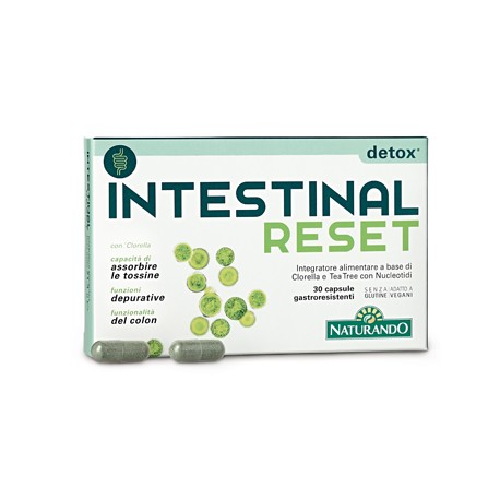 Naturando Intestinal Reset integratore depurativo intestinale 30 compresse