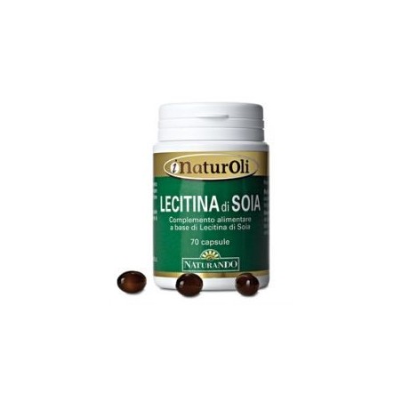 Naturando I NaturOli Lecitina di Soia integratore alimentare 70 capsule Naturando I NaturOli Lecitina di Soia integratore alimentare 70 capsule