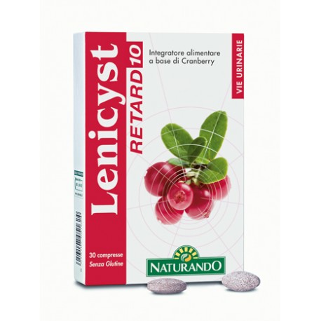 Naturando Lenicyst Retard 10 integratore per le vie urinarie 30 compresse