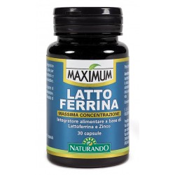 Naturando Maximum Lattoferrina Massima Concentrazione integratore per il sistema immunitario 30 capsule