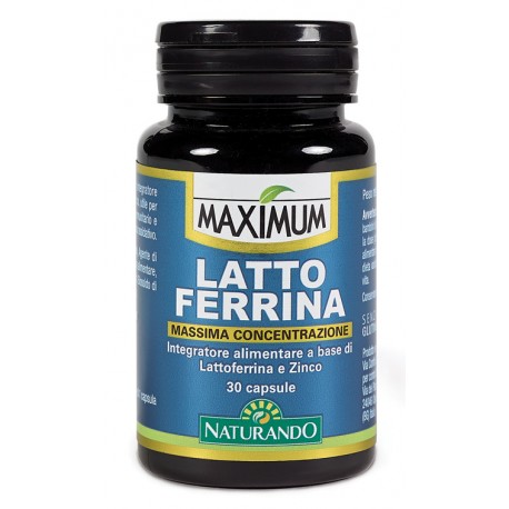 Naturando Maximum Lattoferrina Massima Concentrazione integratore per il sistema immunitario 30 capsule