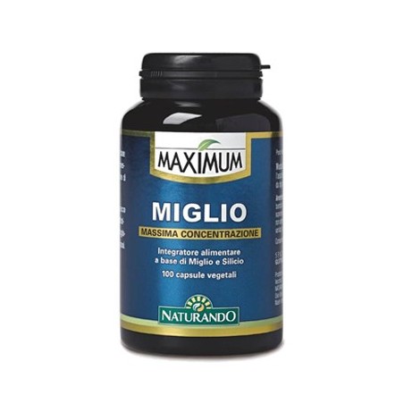Naturando Maximum Miglio integratore per capelli e unghie 100 capsule Naturando Maximum Miglio integratore per capelli e unghie 100 capsule