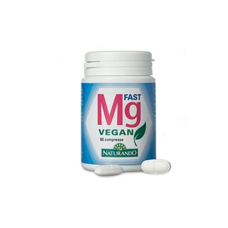 Naturando MG Fast Vegan integratore a base di magnesio 60 compresse Naturando MG Fast Vegan integratore a base di magnesio 60 compresse