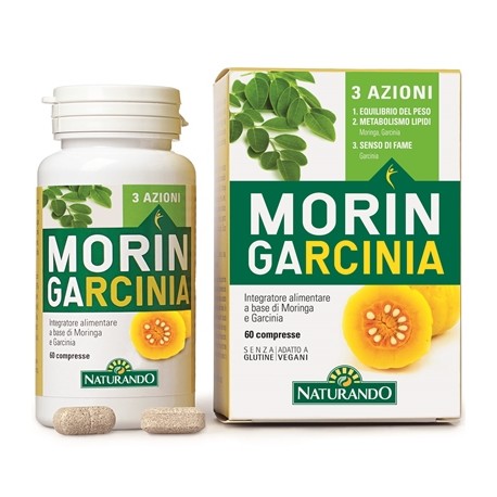 Naturando Moringarcinia integratore per peso corporeo 60 compresse