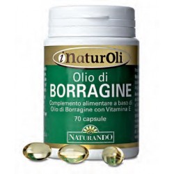 Naturando I NaturOli Oli di Borragine antiossidante per la pelle 70 capsule