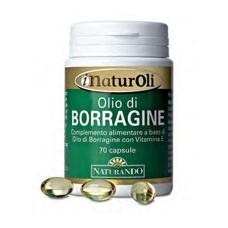 Naturando I NaturOli Oli di Borragine antiossidante per la pelle 70 capsule