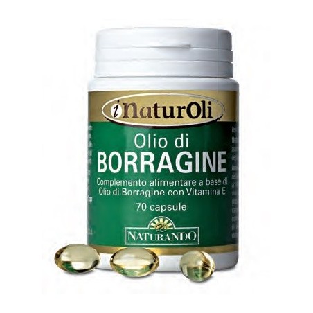 Naturando I NaturOli Oli di Borragine antiossidante per la pelle 70 capsule Naturando I NaturOli Oli di Borragine antiossidante per la pelle 70 capsule