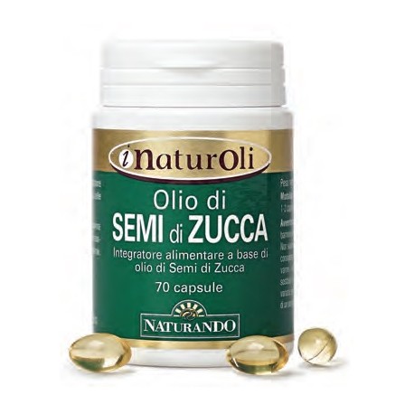 Naturando I NaturOli integratore di olio di semi di zucca 70 capsule