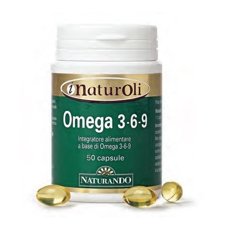 Naturando I NaturOli Omega 3-6-9 integratore antiossidante 50 capsule Naturando I NaturOli Omega 3-6-9 integratore antiossidante 50 capsule