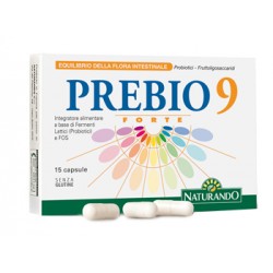 Naturando Prebio 9 Forte integratore di fermenti lattici 15 capsule