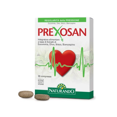 Naturando Prexosan integratore vegetale per pressione sanguigna 30 compresse