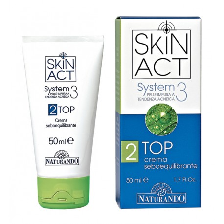 Naturando Skin Act Top Crema seboequilibrante pelle impura 50 ml