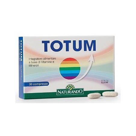 Naturando Totum integratore di vitamine e minerali 30 compresse Naturando Totum integratore di vitamine e minerali 30 compresse