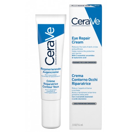 CeraVe Crema riparatrice contorno occhi per borse e occhiaie 15 ml