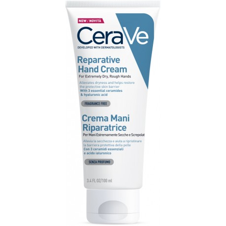 CeraVe Crema riparatrice mani estremamente secche e screpolate 100 ml