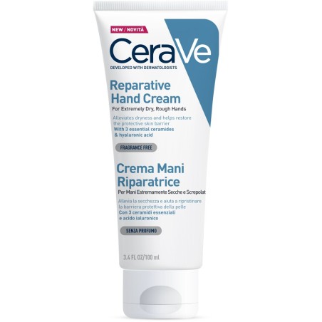 CeraVe Crema riparatrice mani estremamente secche e screpolate 100 ml CeraVe Crema riparatrice mani estremamente secche e screpolate 100 ml