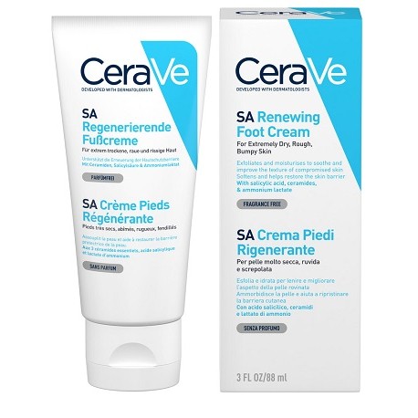 CeraVe Crema rigenerante piedi secchi ruvidi e screpolati 88 ml