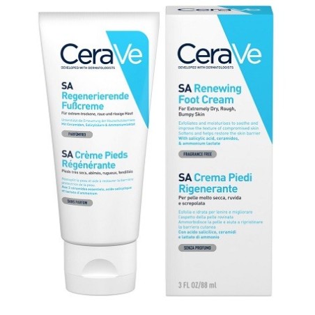 CeraVe Crema rigenerante piedi secchi ruvidi e screpolati 88 ml CeraVe Crema rigenerante piedi secchi ruvidi e screpolati 88 ml