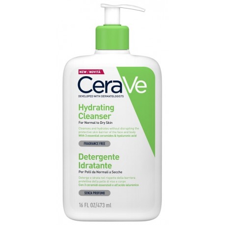 CeraVe Detergente viso e corpo pelle da normale a secca 473 ml