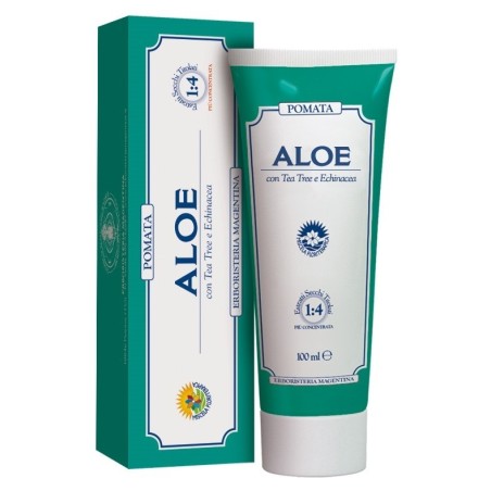 Erboristeria Magentina Aloe pomata per arrossamenti cutanei 100 ml Erboristeria Magentina Aloe pomata per arrossamenti cutanei 100 ml