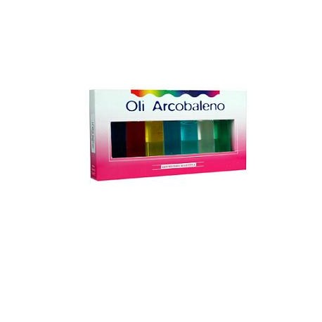 Erboristeria Magentina Set Mini Arcobaleno olii per fito-aroma-cromoterapia 7x12 ml