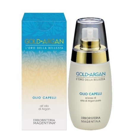 Erboristeria Magentina Argan Gold Olio protettivo idratante per capelli 100 ml Erboristeria Magentina Argan Gold Olio protettivo idratante per capelli 100 ml