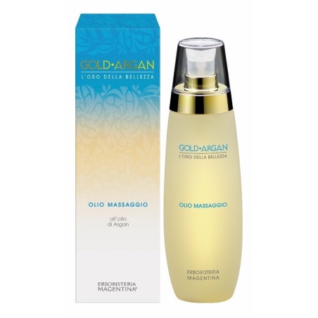 Erboristeria Magentina Argan Gold Olio da massaggio idratante 200 ml Erboristeria Magentina Argan Gold Olio da massaggio idratante 200 ml