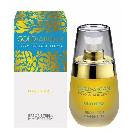 Erboristeria Magentina Gold Argan Olio puro per pelle giovane e luminosa 30 ml